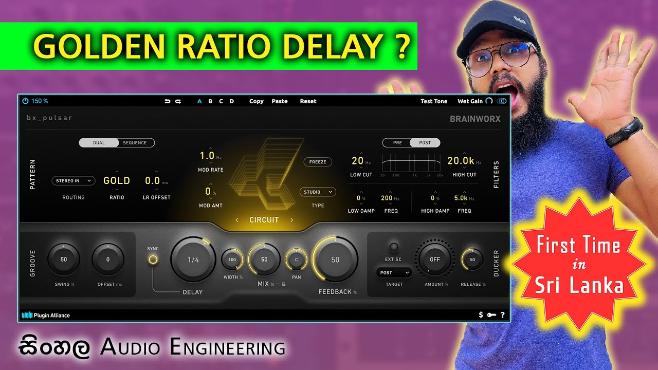Brainworx bx_Pulsar Complete Tutorial (Sinhala Audio Engineering)