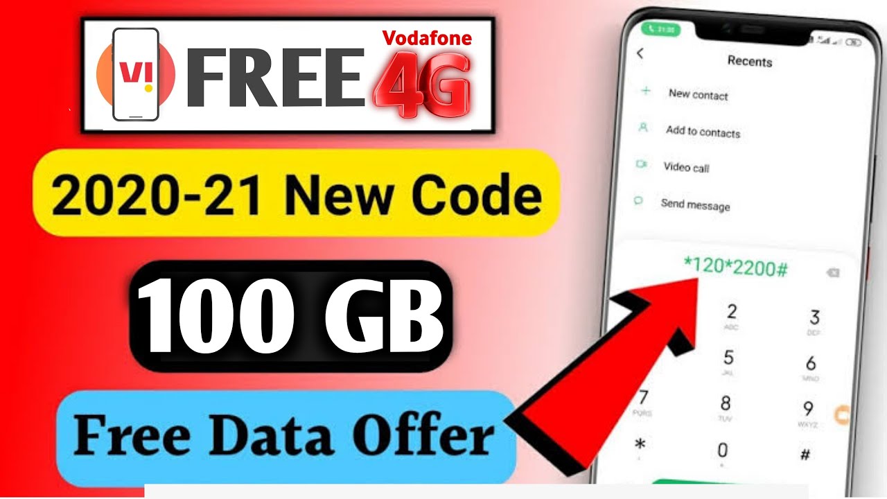 vi free data | vi free data 100gb | vi free data code | vi free net 2021 | vi free recharge offer
