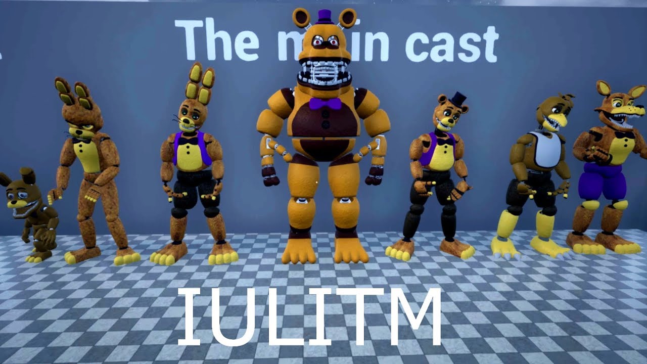 Five Nights at Fredbears 2020 - ALL ANIMATRONICS + ENDING