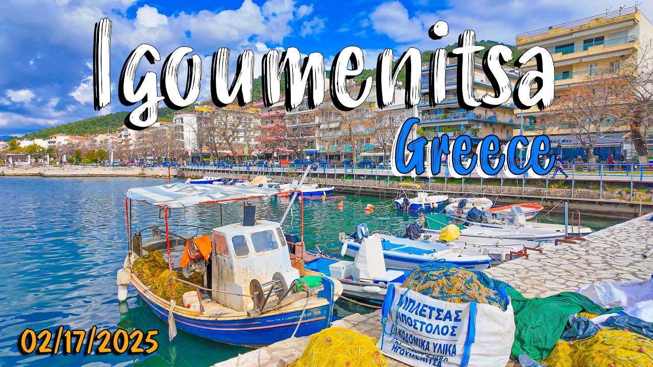 Igoumenitsa Greece, walking tour 4K, vlog, drone, Greece travel guide 2025