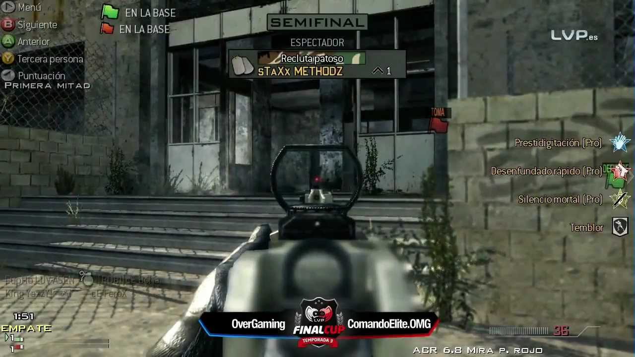 Semifinales de MW3: OverGaming vs ComandoElite.OMG - Final Cup 3