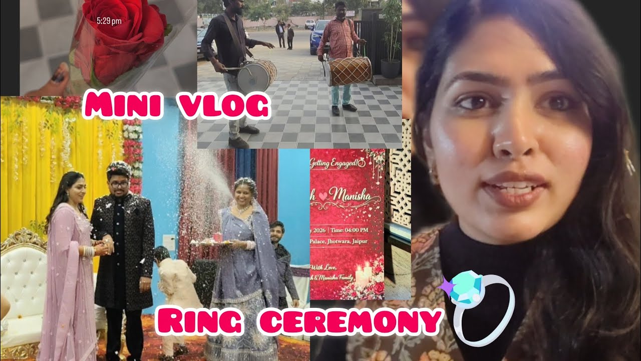 Ring ceremony 💍 / engagement / 💖✨mini vlog 