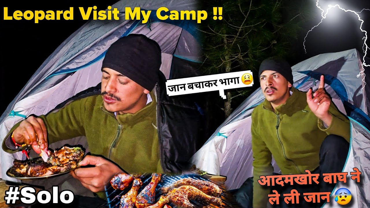 Leopard Came to My Campsite at Night | Solo Survival in Dangerous Forest | Unknown Dreamer 