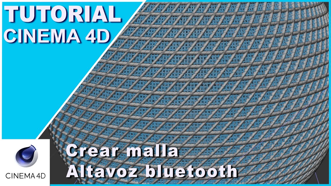 Crear Malla exterior HomePod mini ó Altavoz bluetooth | Cinema 4D R26