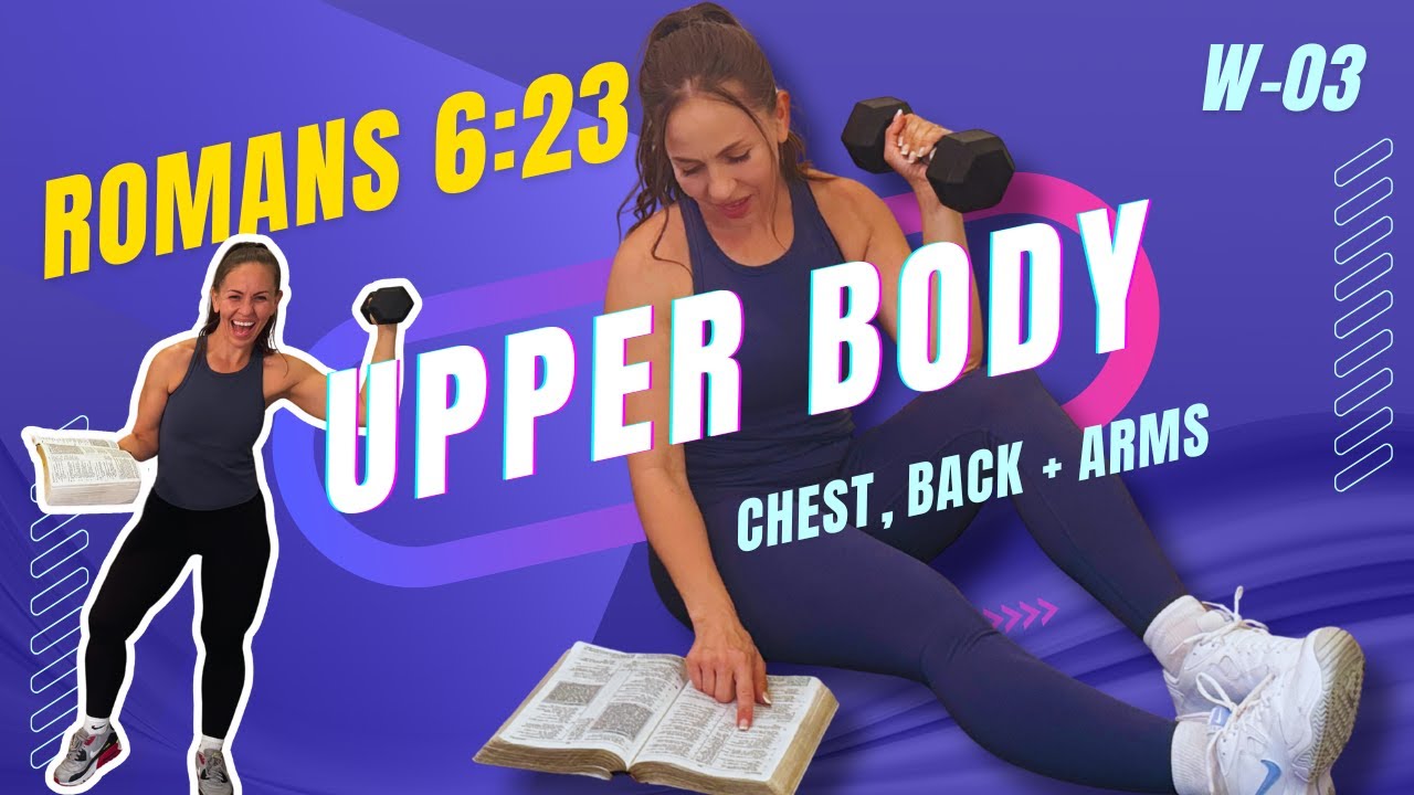 Christian Upper Body Workout with Dumbbells | 40 Days to Flourish – Day 3