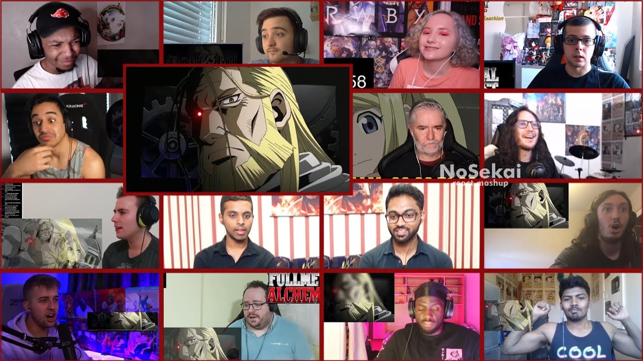 Fullmetal Alchemist: Brotherhood Ending 4「Shunkan Sentimental」- React Mashup (鋼の錬金術師 FULLMETAL ED4)