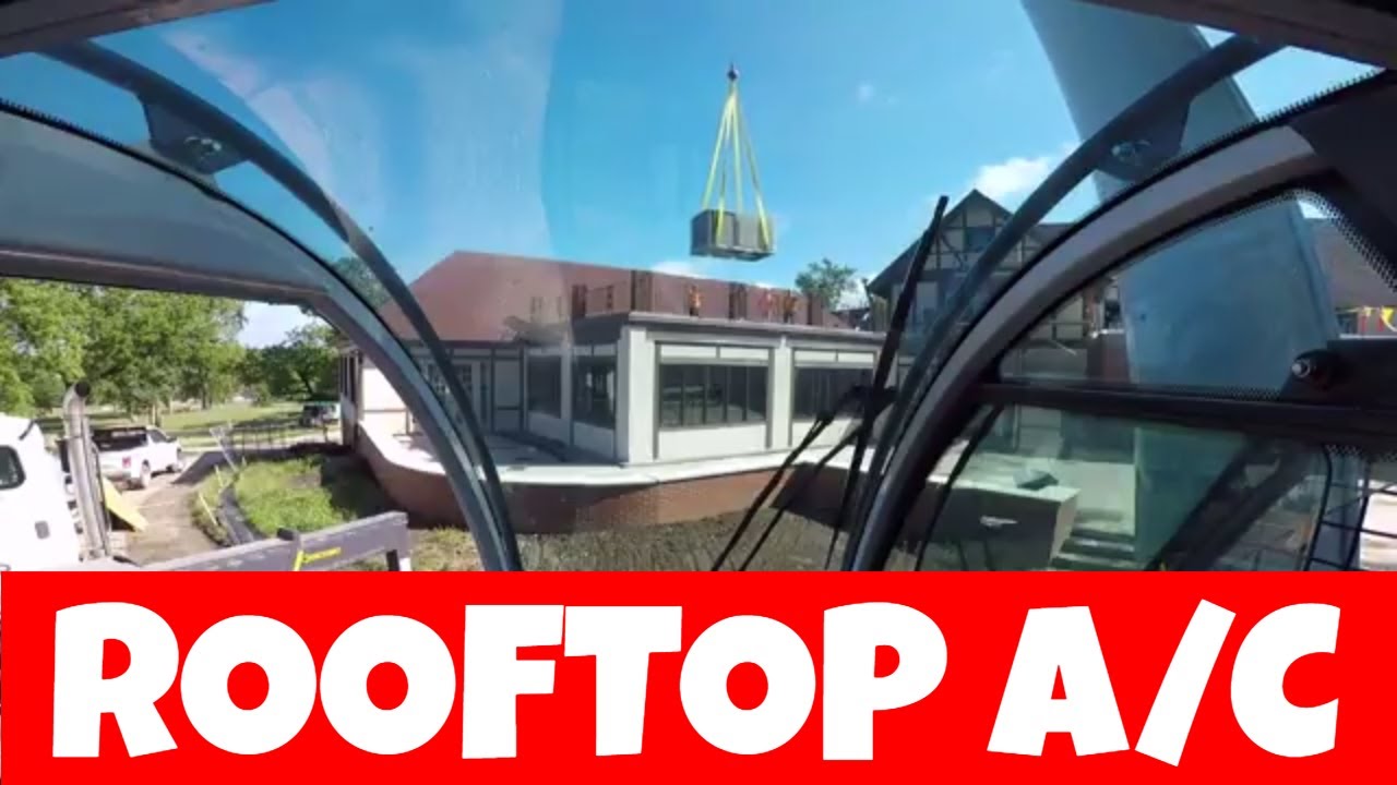 Setting rooftop units | Manitex 50128