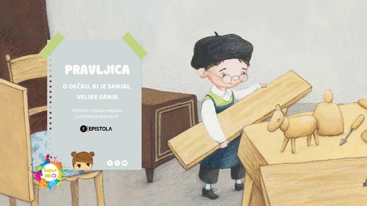 Timmy KIDS TV. Pravljica - O DEČKU, KI JE SANJAL VELIKE SANJE.