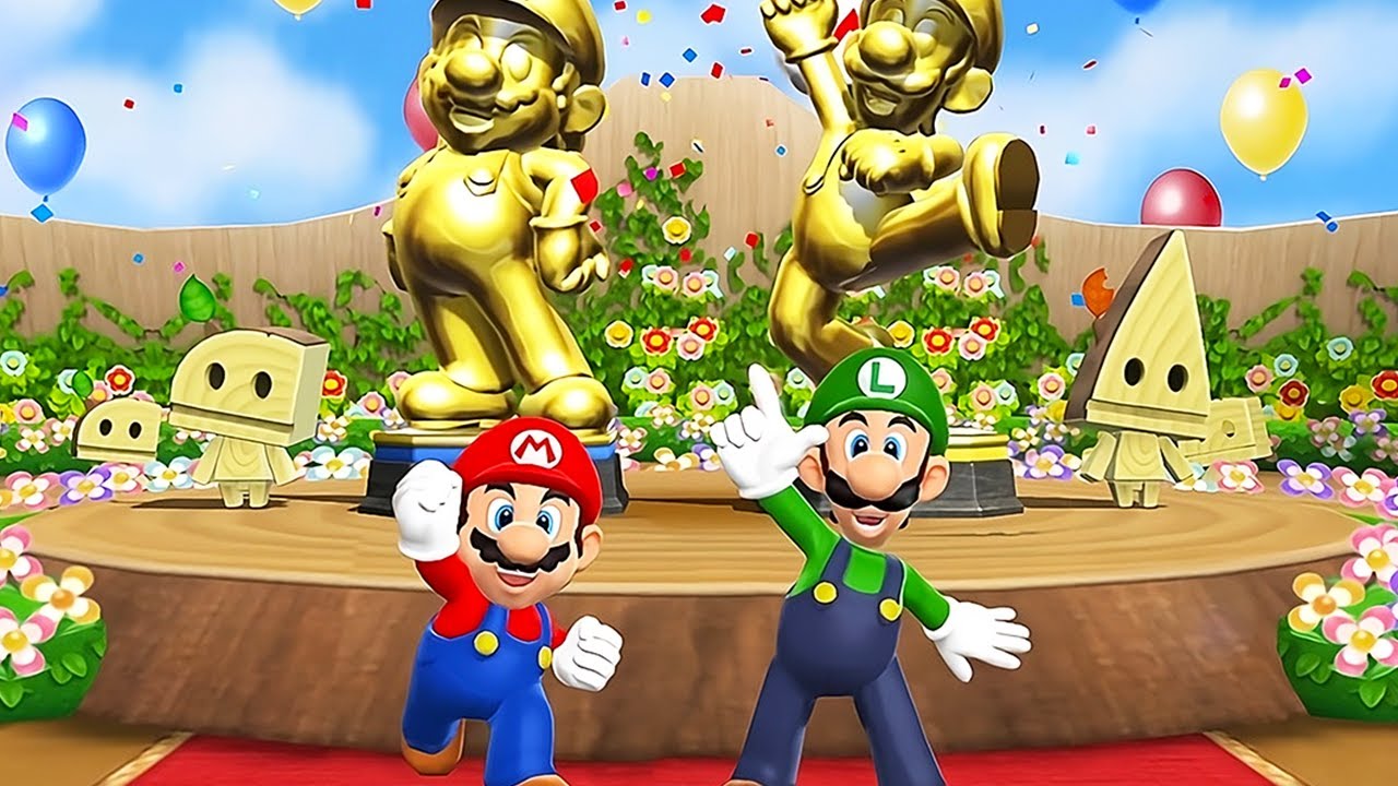 Mario Party 9 Minigames - Mario Vs Luigi Vs Wario Vs Waluigi (Master Difficulty)