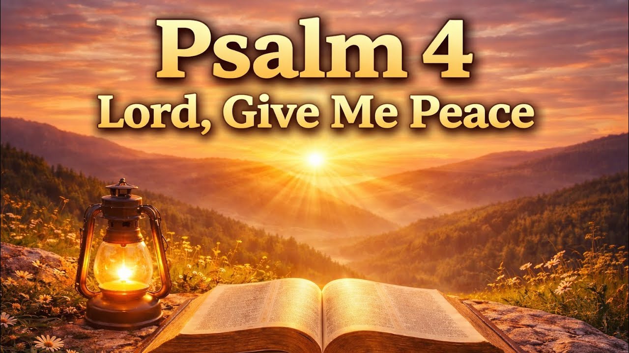 Morning Prayer With Psalm 4 | A Prayer for PEACE That Shifts Fear and Unlocks Trust