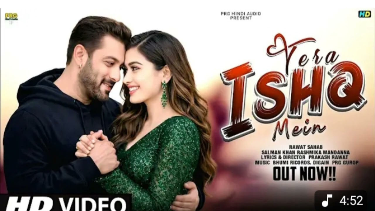 New sang |2026| tere ishq mein|Salman khan & rashmika mandhana| romantic HD full hindi video