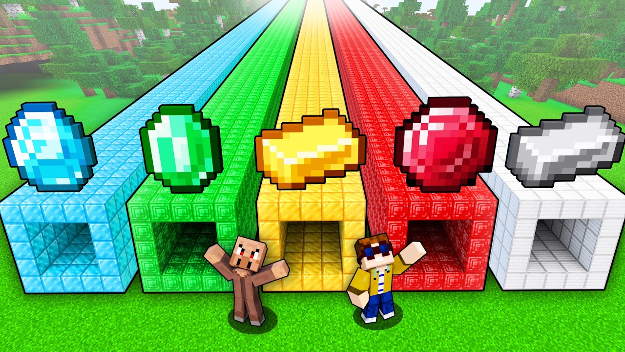 PAT vs. VILLAGER im SCHATZ TUNNEL KAMPF! (Minecraft)