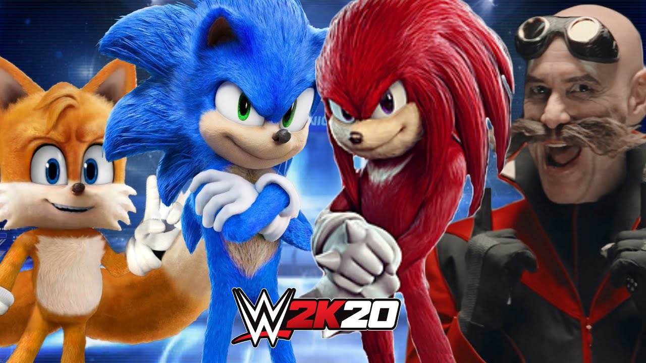THE ULTIMATE SONIC 2 MOVIE CAGE MATCH WWE 2K20