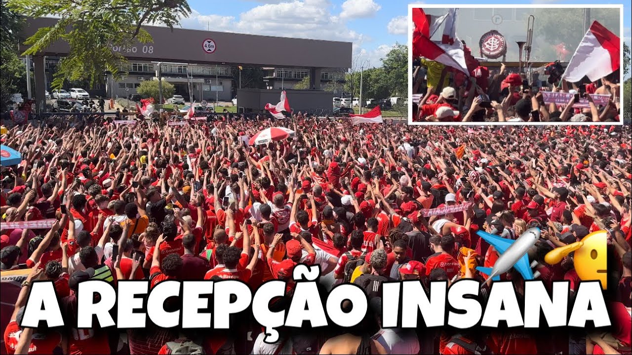 🔥A INCRÍVEL RECEPÇÃO DA TORCIDA DO #INTER A RAFAEL BORRÉ