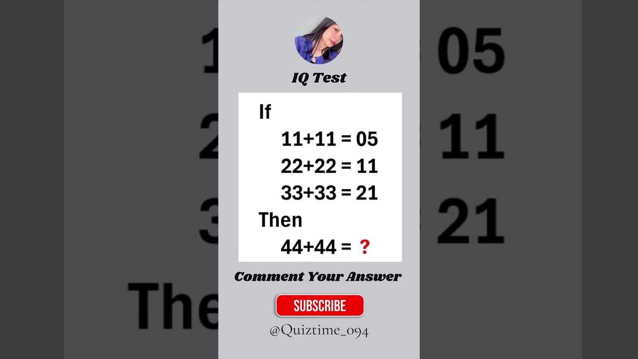 🔥 Live Maths IQ Test – Can You Beat This?