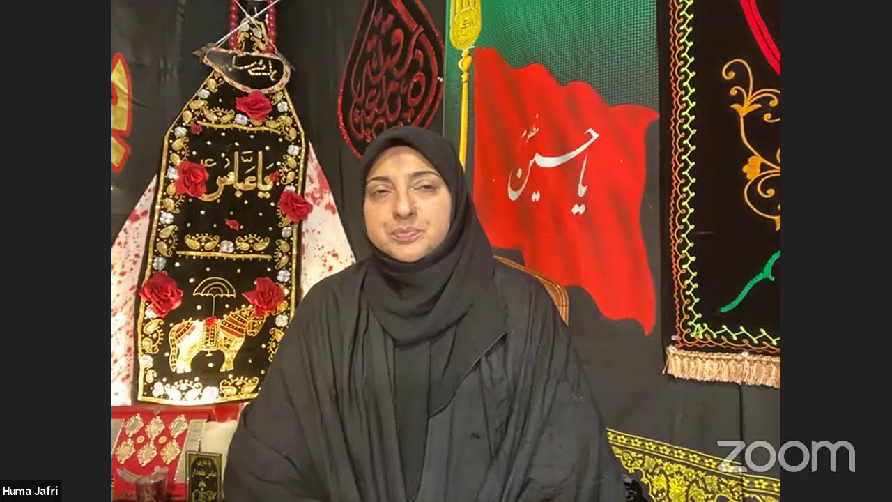 6th #Muharram - Huma Jafferi Ladies Majlis 2020/1442