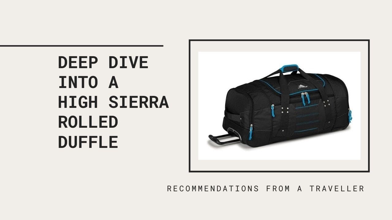 High Sierra 108L Duffel Backpack Review | 3-in-1 Hybrid Travel Bag (91cm) @julescruisecompanion