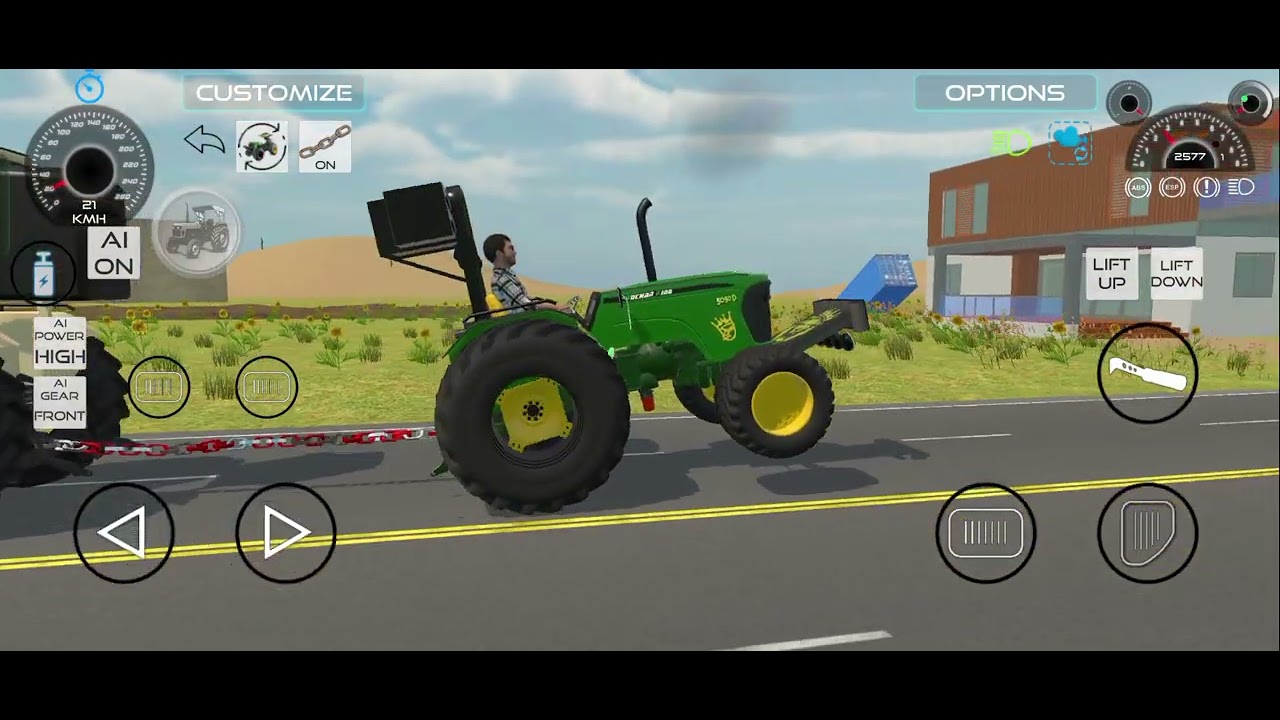 Tractor ki tochan John Deere 🆚 Mahindra #games #viwes10milionplace #viral #tractot #youtubeshorts 