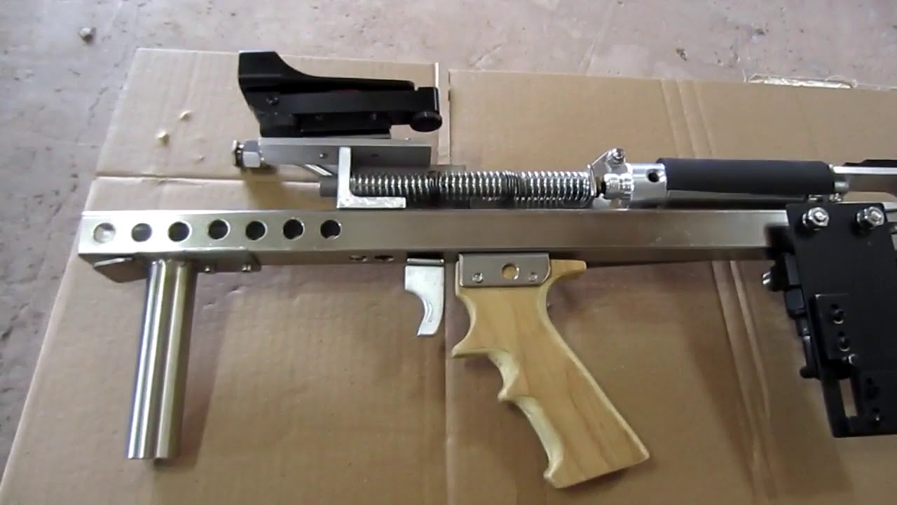 Homemade self contained airsoft.