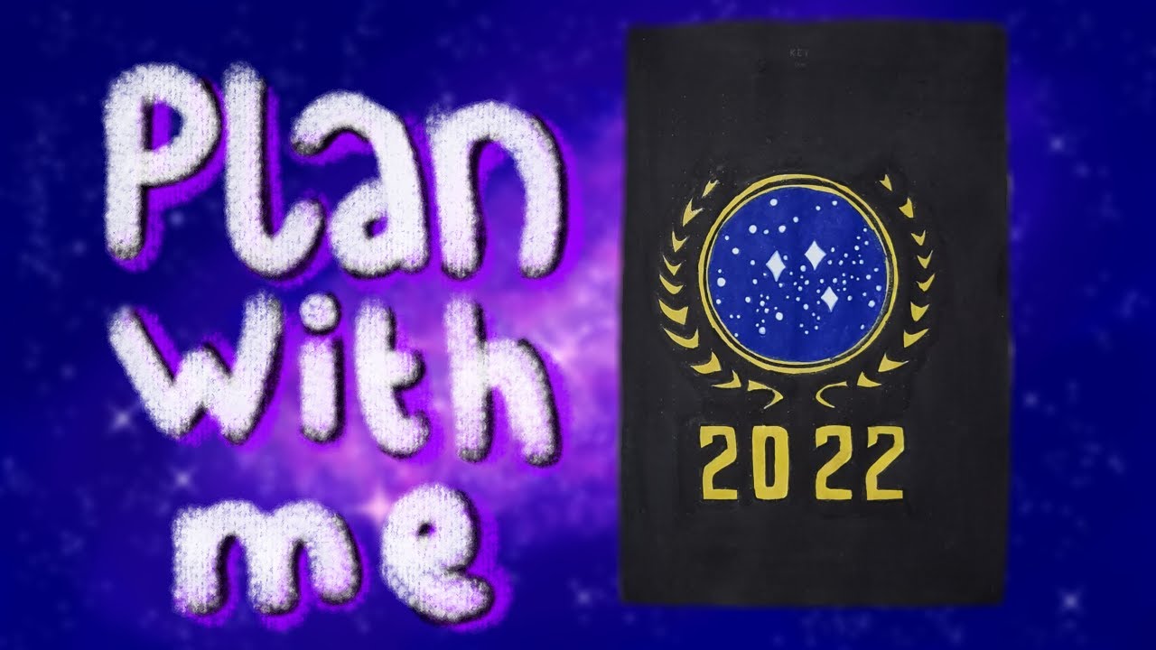Plan With Me | 2022 Bullet Journal Set-Up | Star Trek Theme
