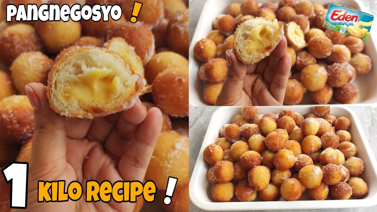 1 Kilo HARINA❗80pcs Ang Magagawa❗Cheesy Donut Balls | 1 Kilo Recipe Pangnegosyo