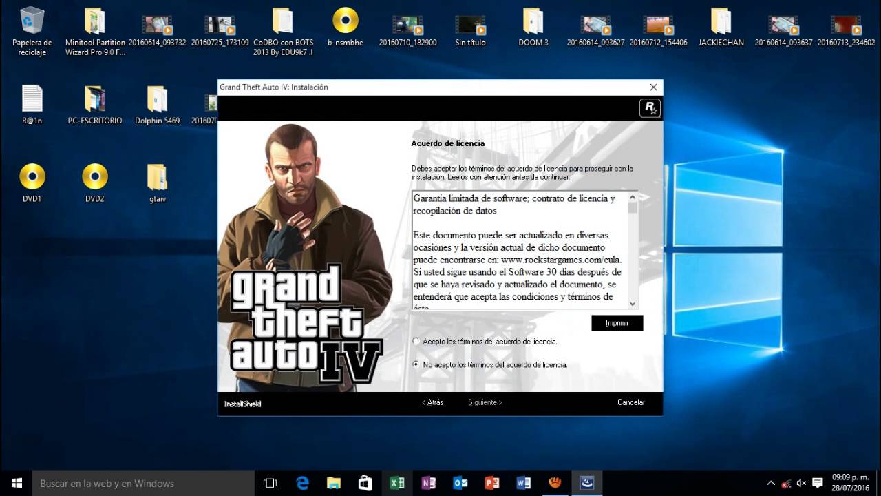 Instalar GTA IV En Windows 10 (Error %P)