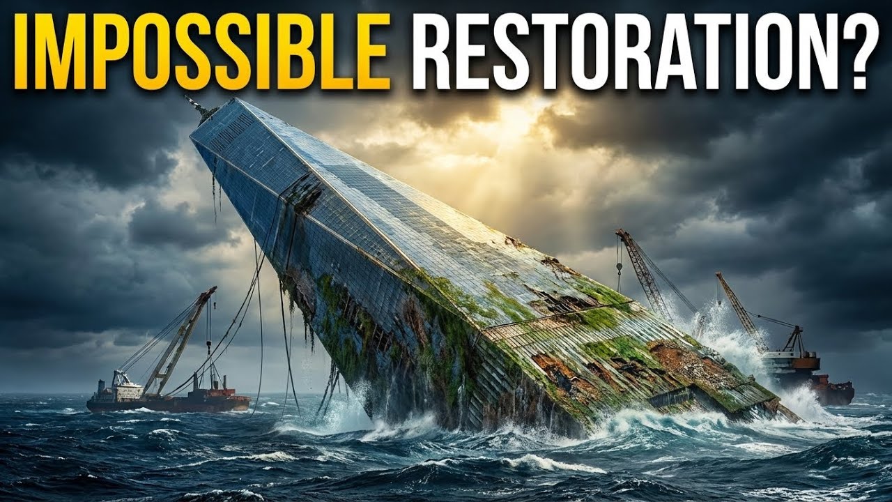 Raising the One World Trade Center From the Ocean After 45 Years 🌊 | Full RestorationImpossible