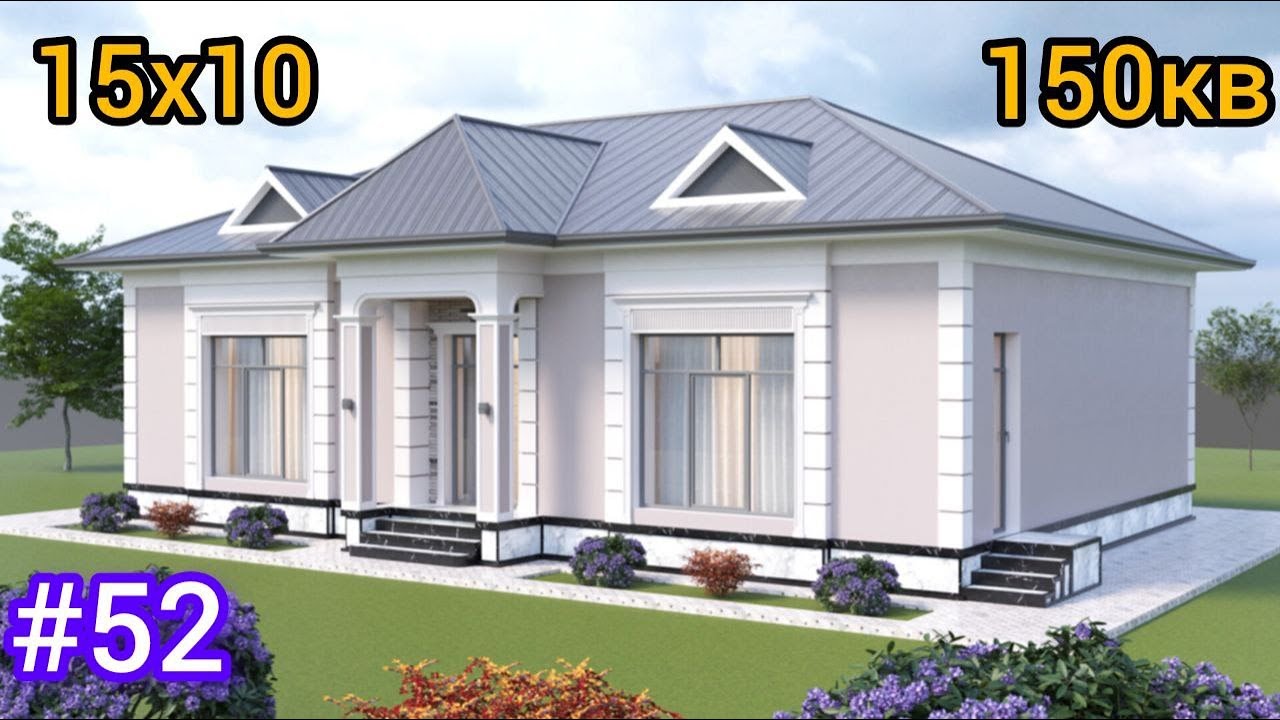 1.5 Сотих Ерга 6 Хонали Ихчам Уй Лойихаси 52-Вариант #uyproektlari #uychizmalari #uzb #ozodlik