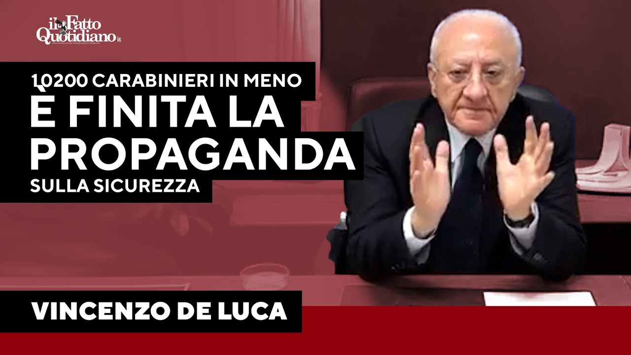 De Luca contro Fico: 