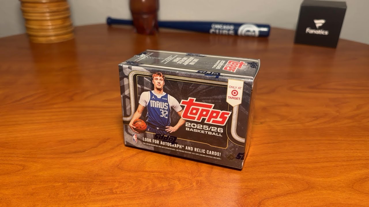 Эксклюзивный набор Topps 2025/26 Flagship Basketball Target, коробка номер четыре!
