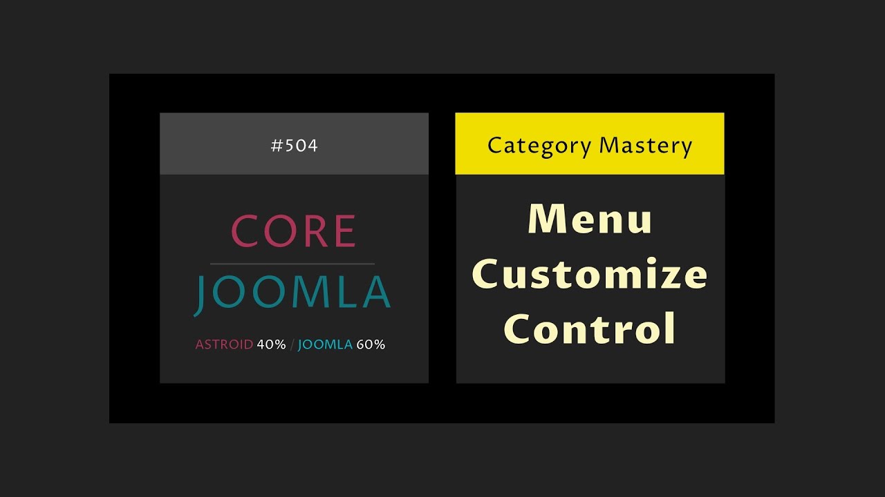 Часть 4: Настройка главного меню и управление категориями | Joomla