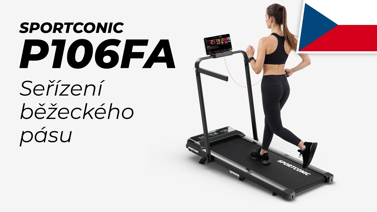 Sportconic P106FA – Seřízení běžeckého pásu