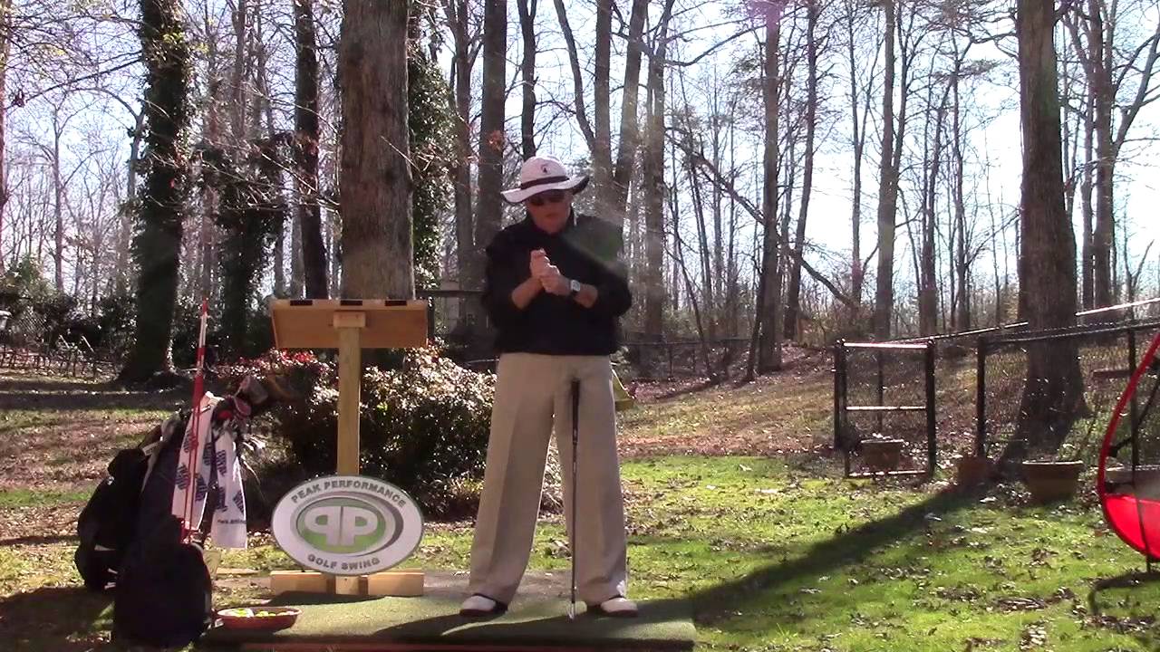 Pure Lift in the Backswing Using your Right Hand - Vertical Golf Swing