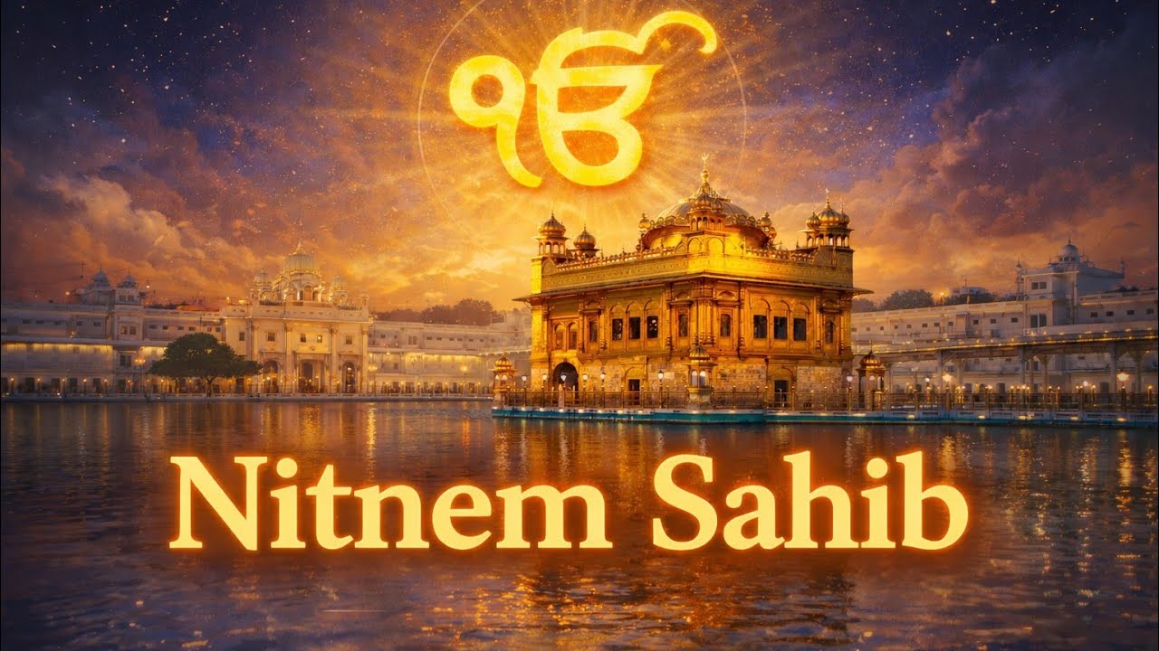Nitnem Sahib Path Live Today | Japji Sahib | Chaupai Sahib | Anand Sahib| WaheguruKirtan098