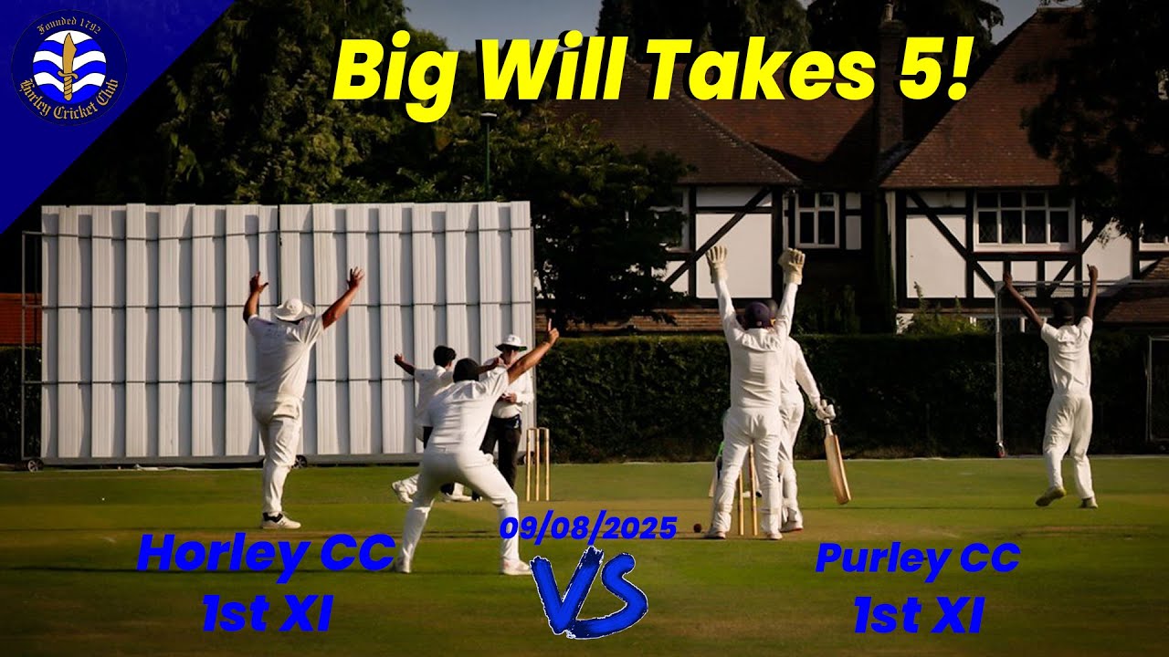 5Wkt Haul but is it enough? 4K Surrey Championship Cricket Horley v Purley