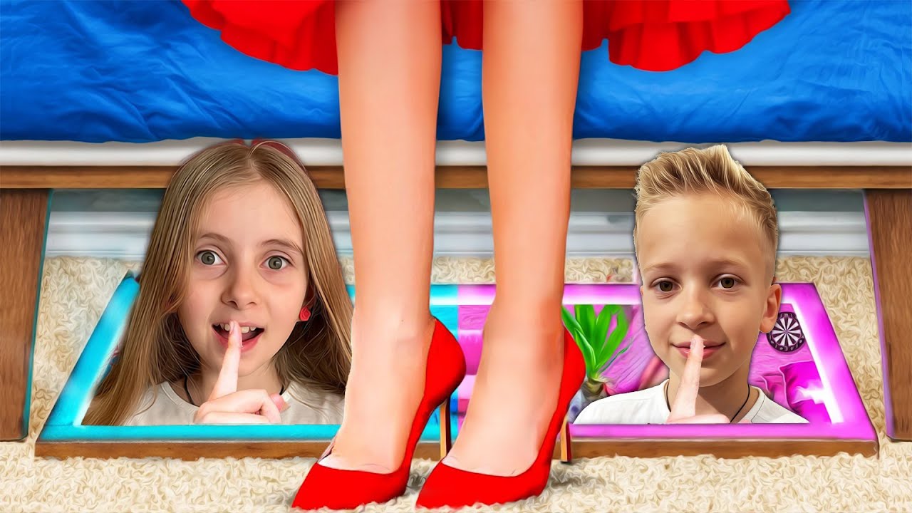 ⛔ Am construit CAMERE SECRETE 🤫 la noi în CASĂ 🥳 Filmul