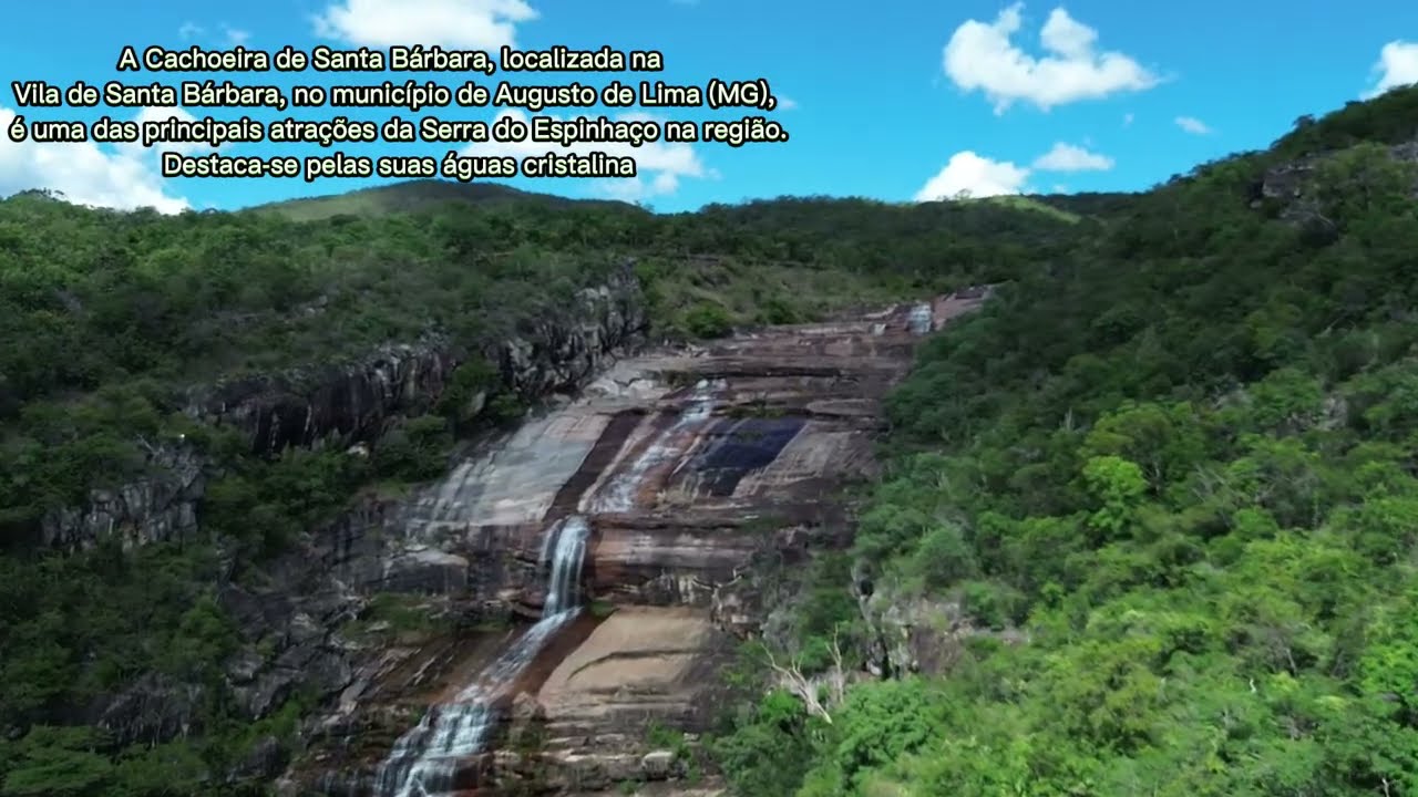 Cachoeira de Santa Bárbara: Um refúgio cristalino em Augusto de Lima, MG