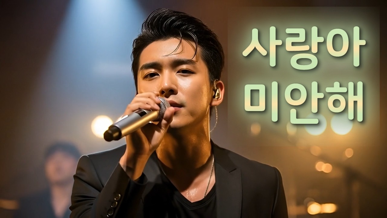 사랑아 미안해 | 후회와 그리움을 노래하는 애절한 남성 트로트 발라드