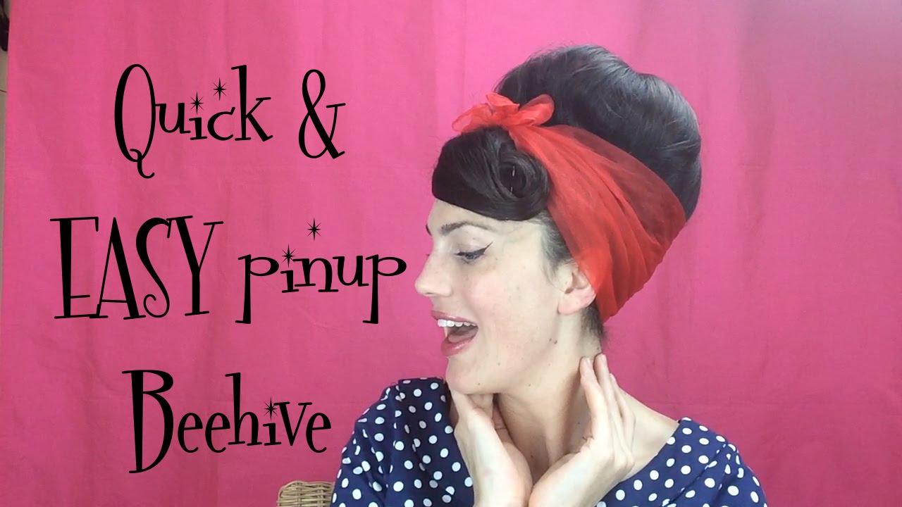 SUPER QUICK & EASY pinup BEEHIVE - Fitfully Vintage