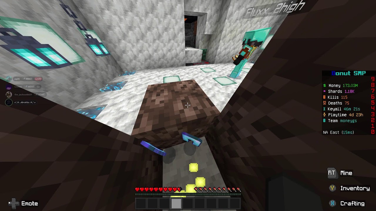 MINEVILLE LIFESTEAL SMP (GAMBLING LIVE AND CHILLING)
