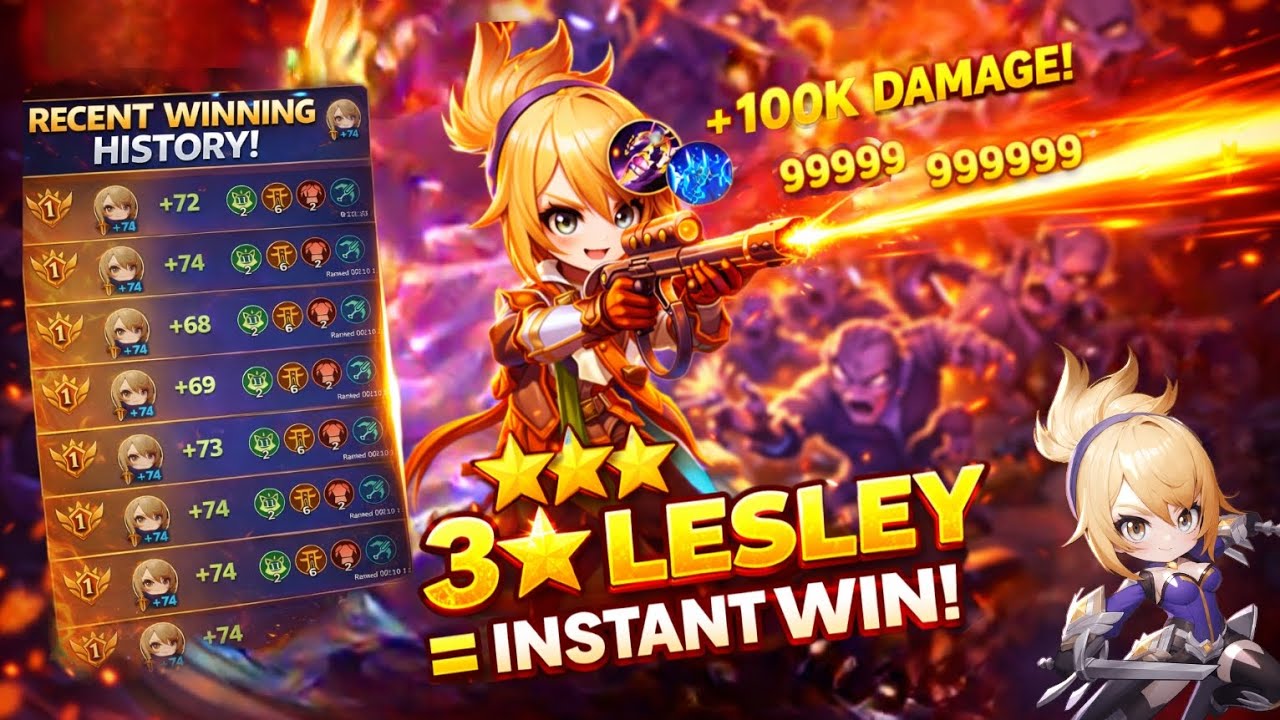 3 Star Lesley = Instant 1st Place❓️😱 Magic Chess Season 5