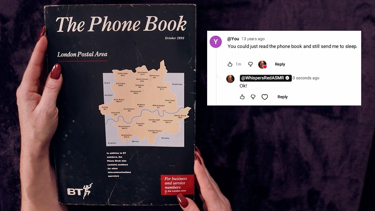 Reading the Phone Book 💤 ASMR 💤 To Send you to Sleep
