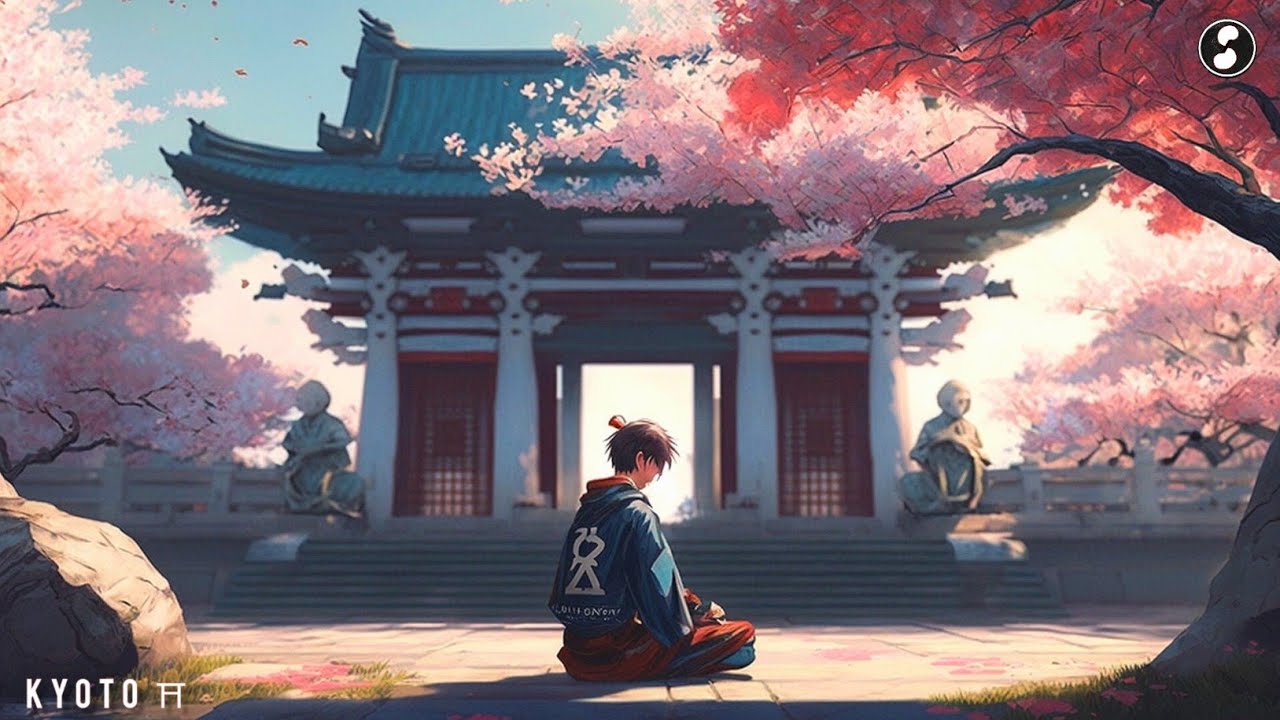 KYOTO ⛩️ - Japanese Lofi hip hop [ Beats to chill/ study/ sleep ]