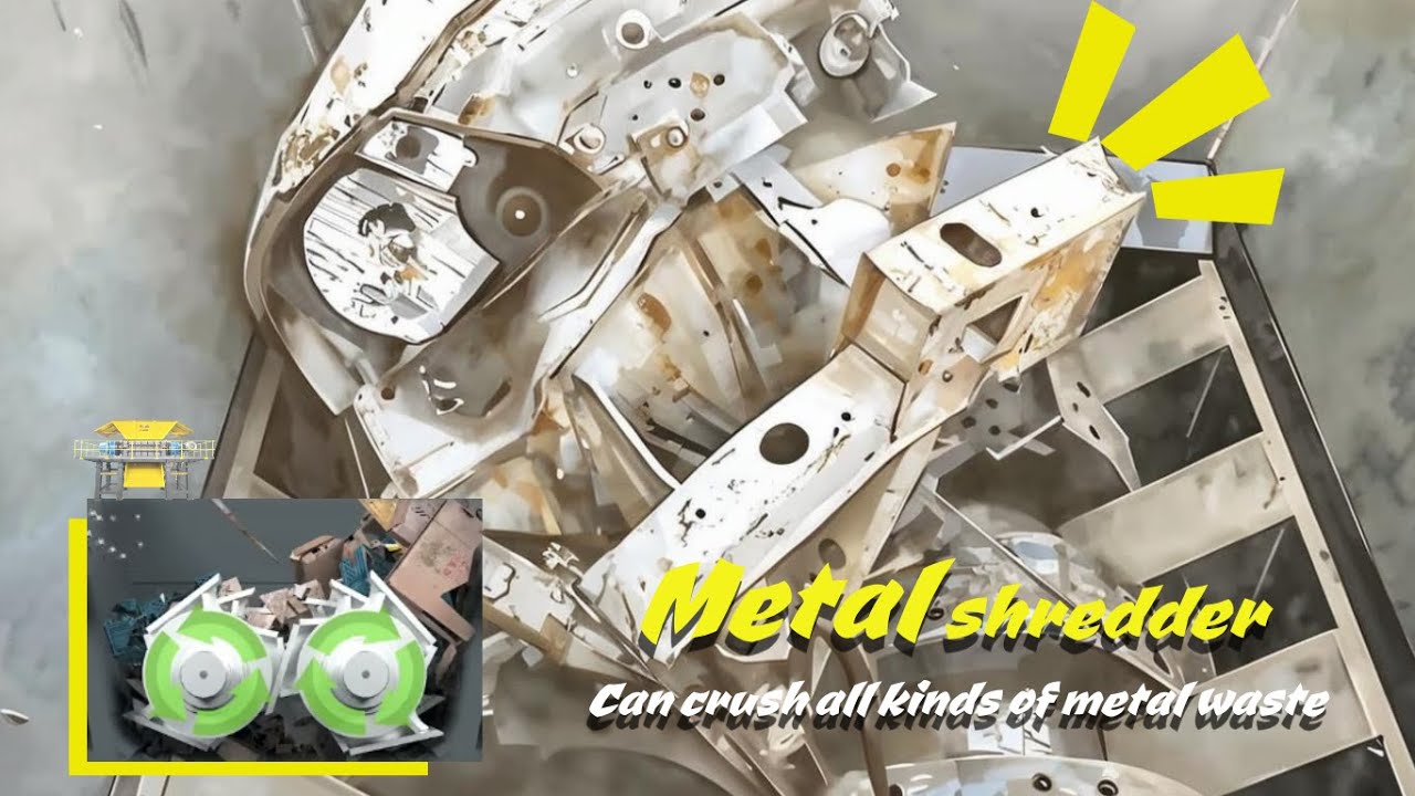 Double Shaft Shredder:The Efficient Choice for Metal Scrap Processing!Live on Site