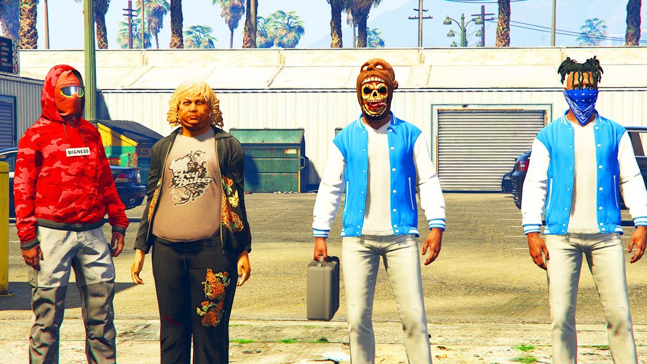 GTA 5 BLOODS VS CRIPS THE GIRLFRIEND