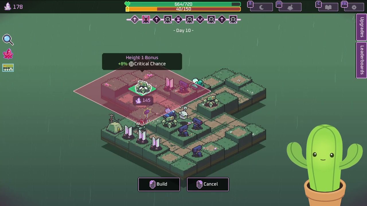 Новый претендент на звание ЛУЧШЕЙ рогаликовой игры в жанре Tower Defense?! [Cactus Vtuber играет ...