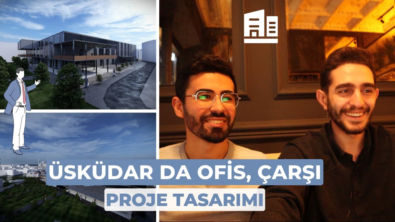 Üsküdar da Ofis, Çarşı, Mimari Proje Tasarımı | M. Furkan Güler