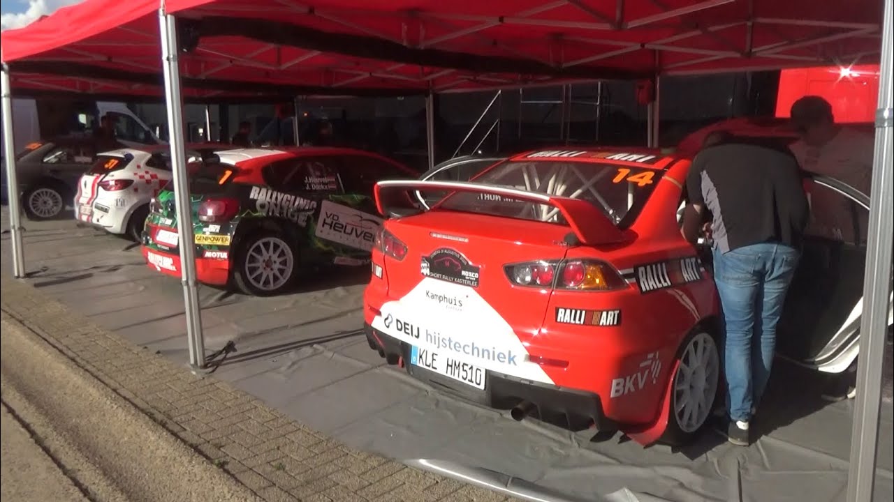 Short Rally van Kasterlee 2025 - A walk through the 2 service areas on Saturday (raw footage)