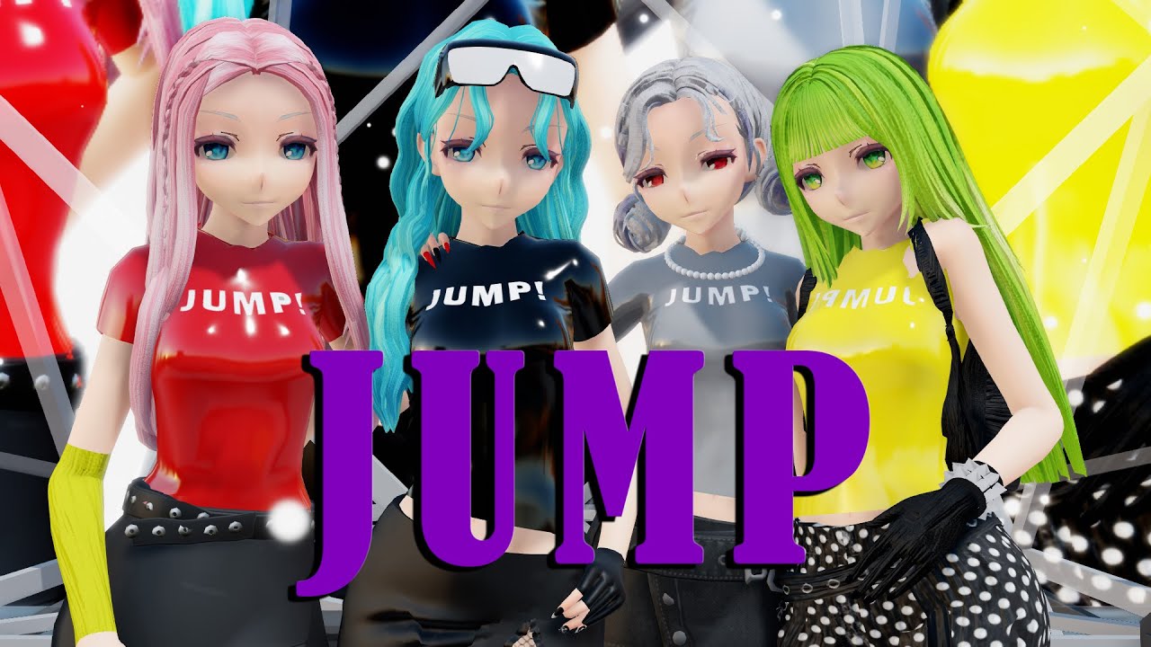 [MMD|BLACKPINK] JUMP![Full motion dl]