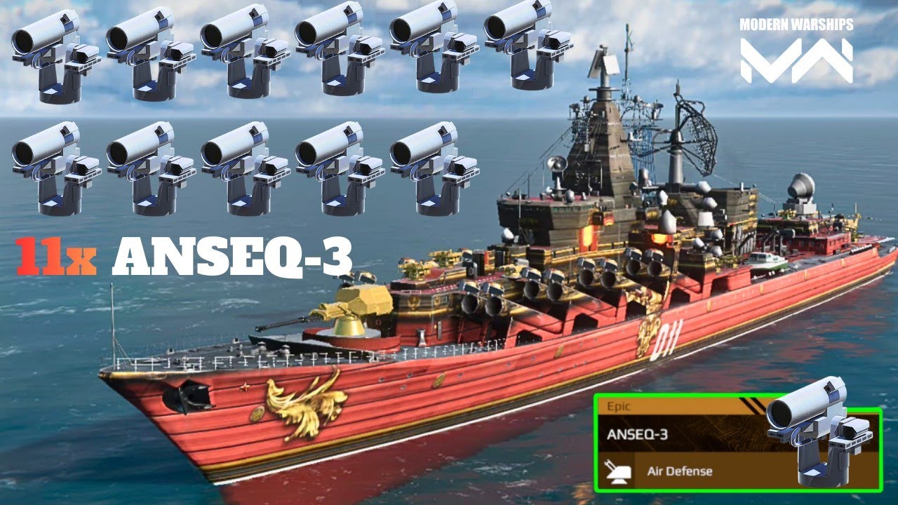 RF VARYAG - With 11x ANSEQ-3 BEST LASER AIR DEFENCE 🔥- With Hero Tital 40,00,000 😱Doller 💵
